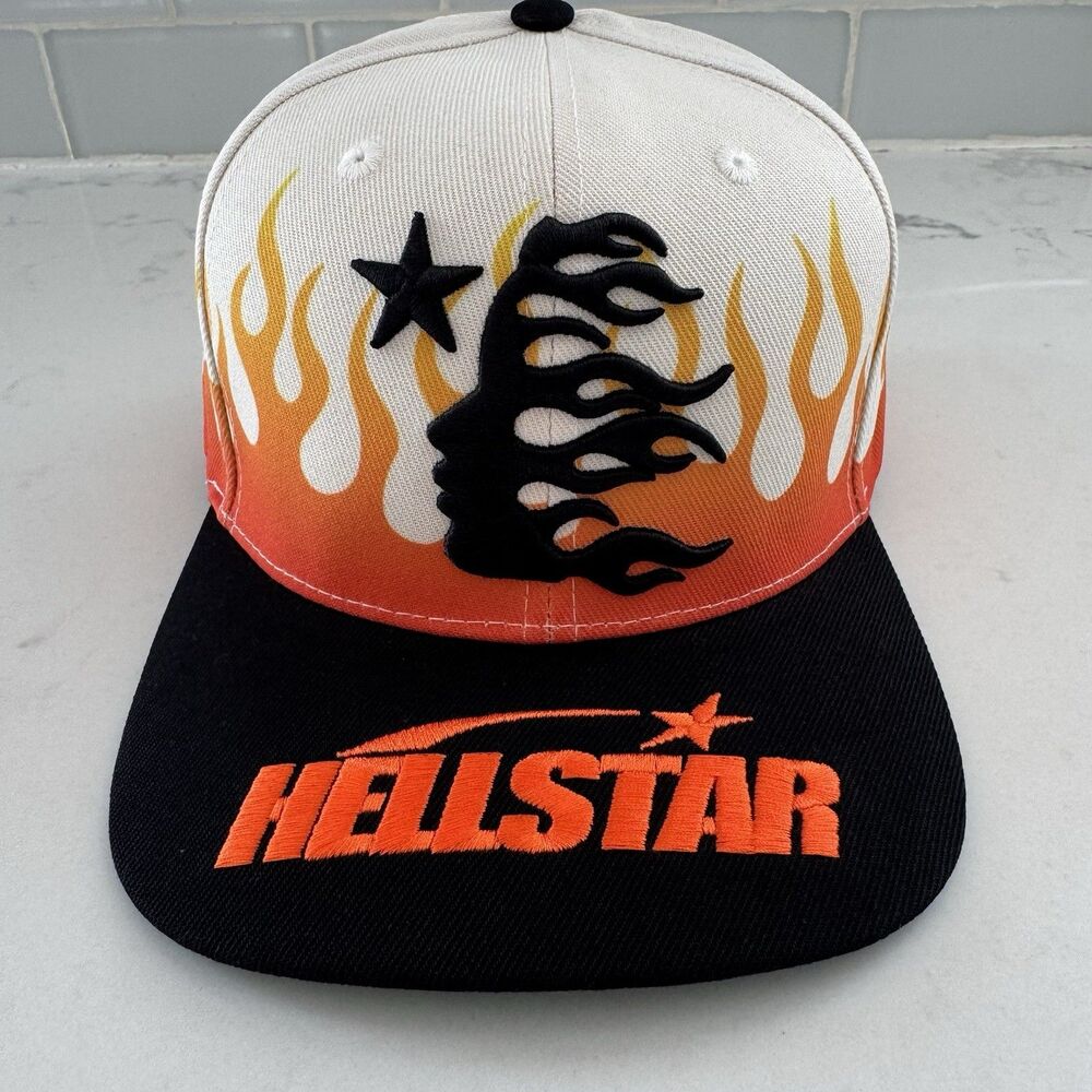 Hellstar Vintage Flame Snapback Hat